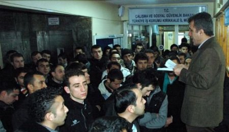 Kırıkkale'de Demokratik Bir Ortamda İşçi Alımı Yapıldı