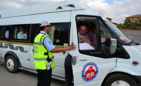 Kırıkkale'de okul servislerine sıkı denetim