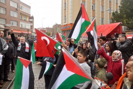 Kırıkkale'de STK'lar Filistin'e destek için tek yürek oldu