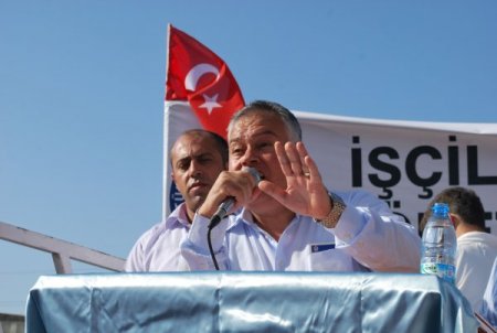 Kirpi üretimi durdu, çalışanlar eylem yaptı