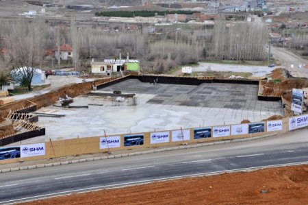 Kırşehir Şehirlerarası Otobüs Terminali’nin inşaatı devam ediyor