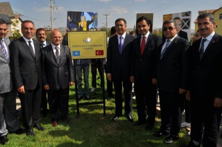 Kırşehir'de bir caddeye Kazak Cumhurbaşkanı'nın ismi verildi