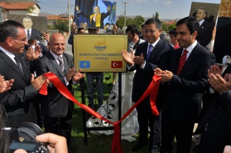 Kırşehir'de bir caddeye Kazak Cumhurbaşkanı'nın ismi verildi