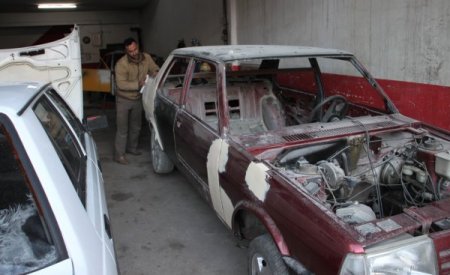 Kış aylarında meydana gelen kazalardan dolayı kaportacılar iş yetiştiremiyor