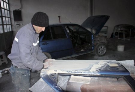 Kış aylarında meydana gelen kazalardan dolayı kaportacılar iş yetiştiremiyor