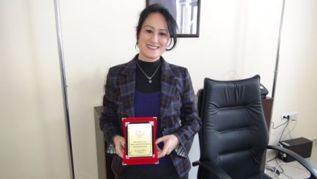 Kış oyunlarında emeği geçenlere teşekkür plaketi verildi