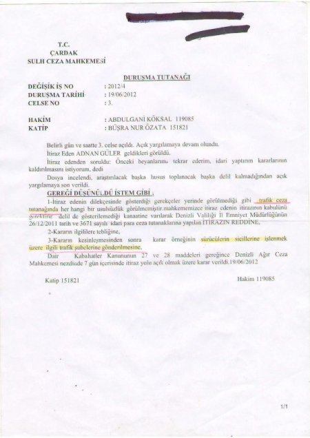 Kitap sertifikasına itiraz davasında hâkim trafik cezası kesti (Özel)