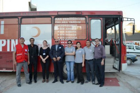 Kızılay, Sarıkaya'da 350 ünite kan topladı