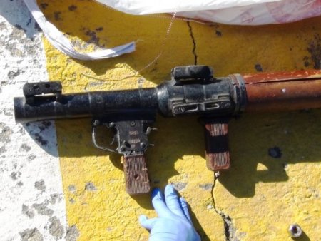 Kızıltepe'de roketatar ele geçirildi