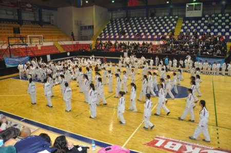 Kızlar tekvando ile kötü alışkanlıklardan uzak tutuluyor