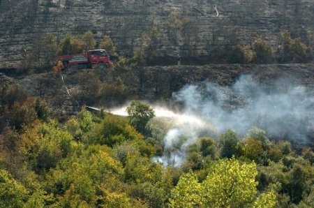 Kocaeli'de Orman Yangını Kontrol Altına Alındı