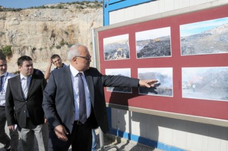 Kocamaz: Çöp sorununu düzenli depolama sahası ile çözüyoruz