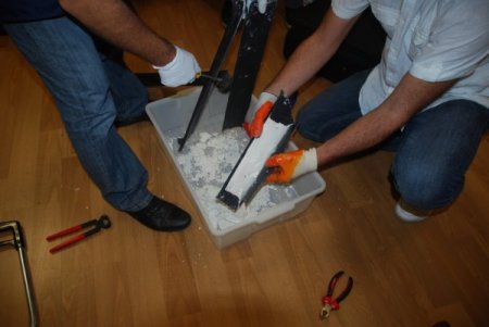 Kokain kuryelerine operasyon polis kamerasında