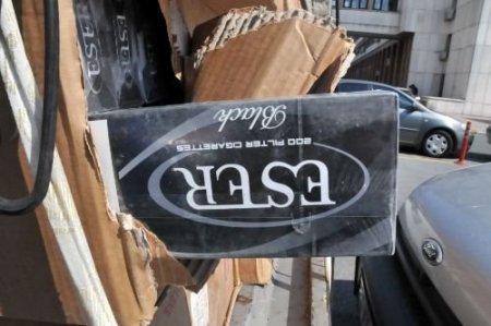 Koliler Dolusu Kaçak Sigara Ele Geçirildi