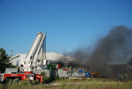 Koltuk Fabrikasında Yangın