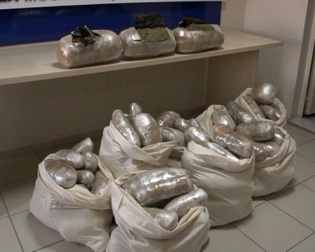 Kömür ocağında esrar ele geçirildi