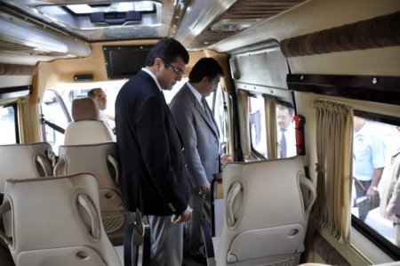 Konacık'ta öğrenci servisleri denetlendi