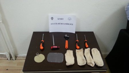 Konserve kapağıyla çelik kapıları açan şüpheliler yakalandı