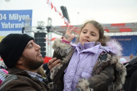 Konya'daki açılış törenine Suriyeli mülteciler de geldi
