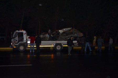 Köpeğe çarpmak istemedi, kendi canından oldu