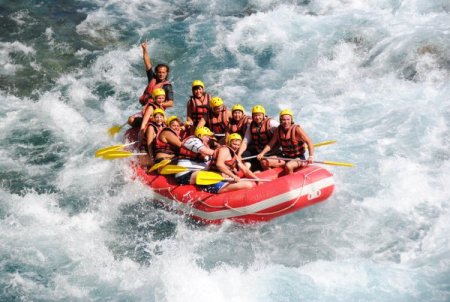 Köprülü Kanyon'da rafting su sporu sezonu kapanıyor