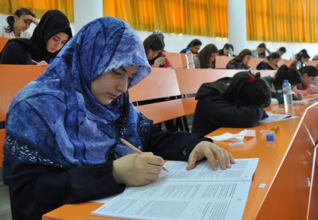 Körfez Dershanesi ile Ufuk Lisesi öğrencileri YGS'nin provasını yaptı