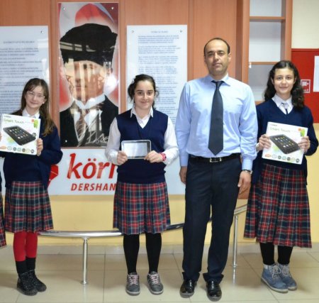 Körfez Dershanesi tablet ile öğrencilerin evinde