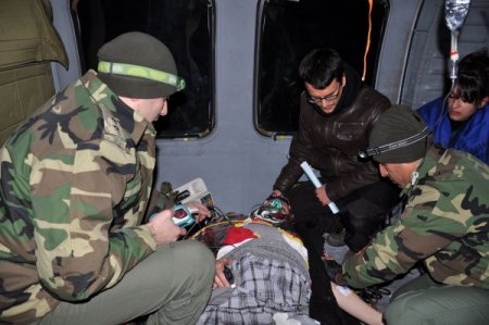 Köylerdeki hastaların imdadına Mehmetçik yetişti