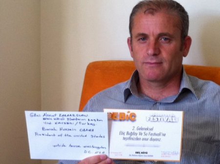 Köylüler, Buğday Ve Su Festivali İçin Obama'ya Davet Mektubu Gönderdi