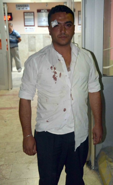 Köylüler MEDAŞ güvenlikçilerine saldırdı