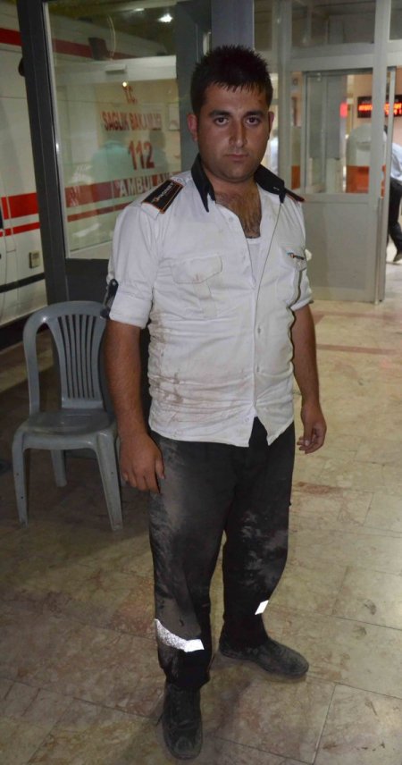 Köylüler MEDAŞ güvenlikçilerine saldırdı