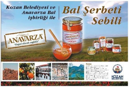 Kozan Belediyesi Ayasofya'da Bal Şerbeti Dağıtacak