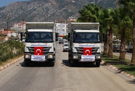 Kozan Belediyesi'nin araç filosu güçleniyor