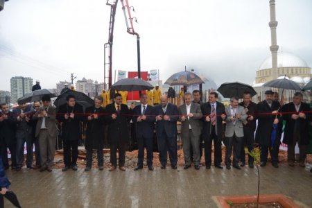Kozan'da 90 kişilik yurdun temeli atıldı