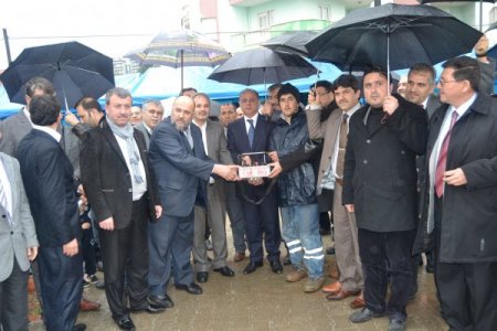 Kozan'da 90 kişilik yurdun temeli atıldı