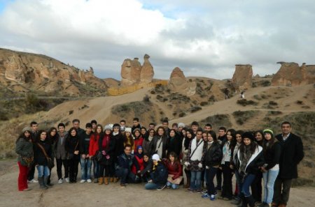 Kozanlı öğrenciler Erciyes ve Kapadokya'yı gezdi