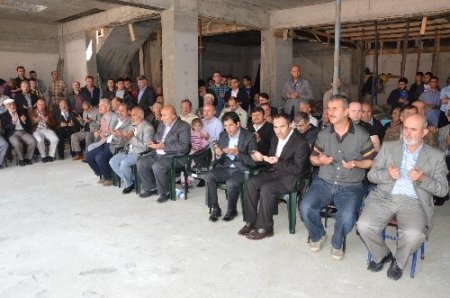 Kozlu'da temeli atılan 200 öğrenci kapasiteli yurt için dua töreni