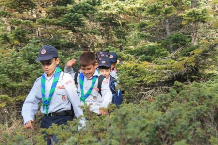 Küçük izciler, Uludağ'ı keşfetti