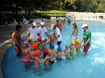 Küçük Timsahlar Havuza Girdi