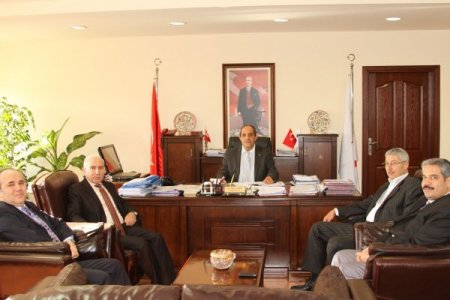 Küçükaydın'dan yeni atanan müdürlere hayırlı olsun ziyareti