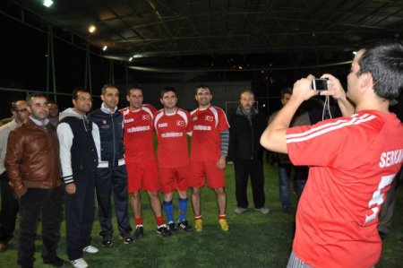 Kuddusi Müftüoğlu, öğretmenlerarası futbol turnuvasının final maçını yönetti