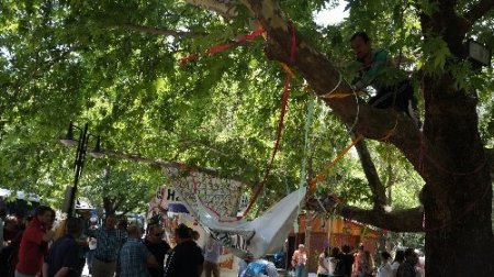 Kuğulu Park eyleminde ‘çadır’ gerilimi