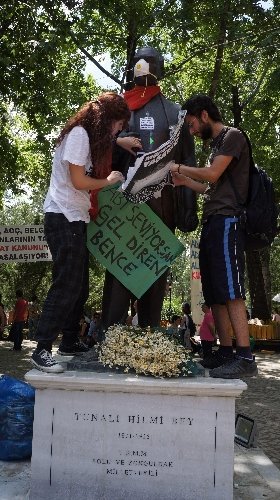 Kuğulu Park eyleminde ‘çadır’ gerilimi