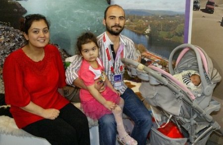 Kültür Şöleni’nin en genç ziyaretçisi 13 günlük Ahmet Bera oldu