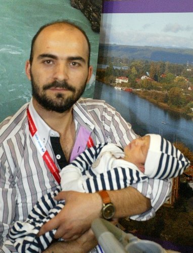 Kültür Şöleni’nin en genç ziyaretçisi 13 günlük Ahmet Bera oldu