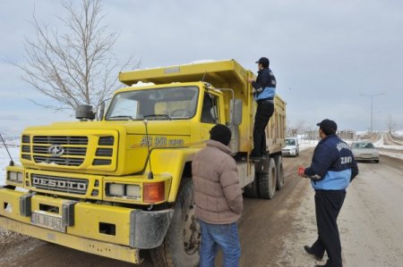 Kurallara uymayan ağır tonajlı araçlara 624 bin TL ceza