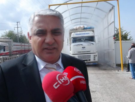 Kurbanlıklar önce ilaçlandı, sonra yola koyuldu