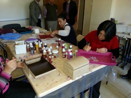 Kursiyerler ürettikleri eserleri tarihi çarşıda sergileyecek