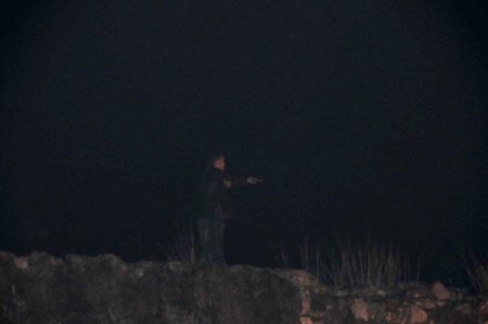 Kurusıkı tabancayla tarihî su kemerine çıktı