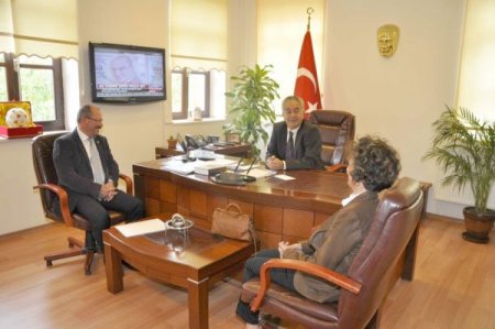 Kuşadası Belediyesi yönetiminden Kaymakam Ayhan'a hoşgeldin ziyareti